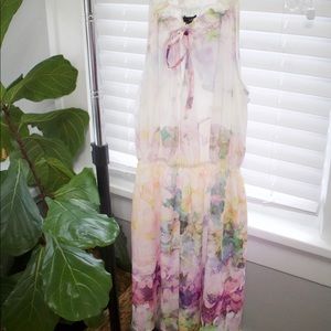 Ombré Floral Sun Dress